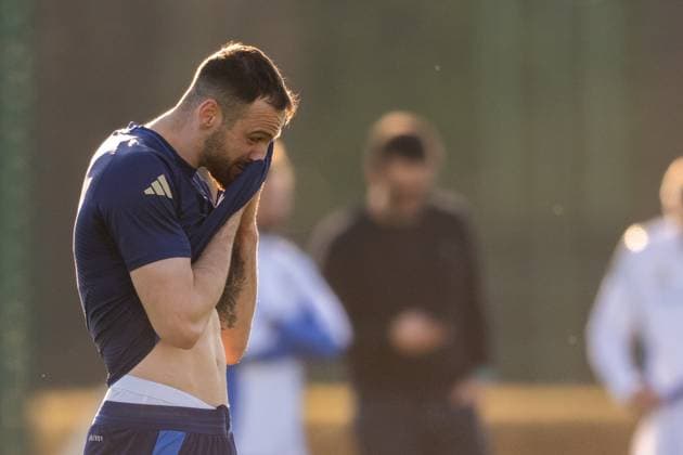 Italy Training Session & press conference, PK, Pressekonferenz Italy player Federico Gatti participates in the training session at BPER Training Centre in Como, Italy, on March 17, 2025. Appiano Gentile Italy  Copyright: xGiacomoxCosuax originalFilename:cosua-notitle250317_np8p4.jpg