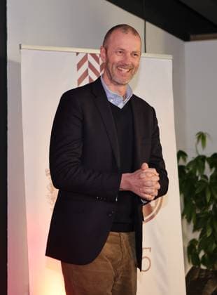 18 03 2025 Soccer 1 FC Nuremberg FCN Club Kick Off event for the 125th anniversary of 1 FC Nuremberg Sportfoto Zink DaMa xdaxmax Niels Rossow Board Member Strategy Marketing 1 FC Nuremberg FCN laughs laughter rejoices joy