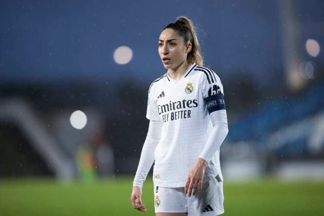 UEFA Women s Champions League - Real Madrid vs Arsenal MADRID, SPAIN -March 18: Olga Carmona of Real Madrid during the UEFA Women s Champions League Quarter Finals First Leg match between Real Madrid and Arsenal at Alfredo Di Stefano stadium in Madrid. (Photo by Guillermo Martinez) Madrid Alfredo Di Stefano Stadium Spain Copyright: xGuillermoxMartinezx