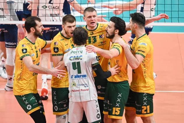 RECORD DATE NOT STATED SOSNOWIEC 18.03.2025 SIATKOWKA LIGA MISTRZOW W PILCE SIATKOWEJ MEZCZYZN CEV CHAMPIONS LEAUGE VOLLEY MEN 2025 ALURON CMC WARTA ZAWIERCIE - SVG LUENEBURG BARTOSZ KWOLEK JURIJ GLADYR LUKE PERRY MIGUEL TAVARES FOT.WIKTOR FARYNA 400MM.PL NEWSPIX.PL --- newspix.pl 