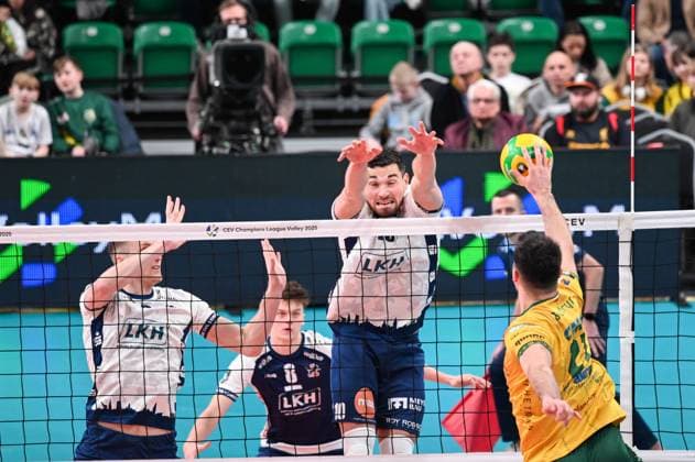 RECORD DATE NOT STATED SOSNOWIEC 18.03.2025 SIATKOWKA LIGA MISTRZOW W PILCE SIATKOWEJ MEZCZYZN CEV CHAMPIONS LEAUGE VOLLEY MEN 2025 ALURON CMC WARTA ZAWIERCIE - SVG LUENEBURG LORENZ KRALITZEK FOT.WIKTOR FARYNA 400MM.PL NEWSPIX.PL --- newspix.pl 