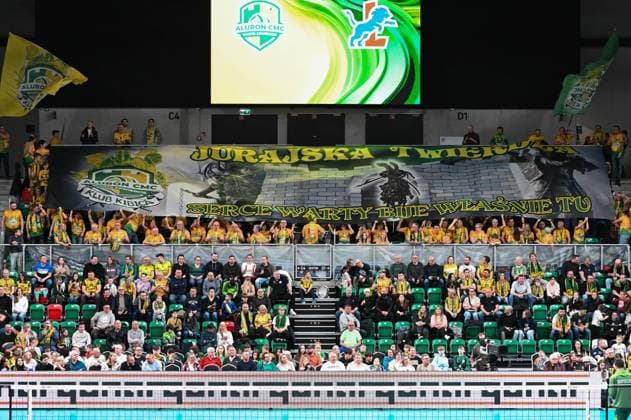 RECORD DATE NOT STATED SOSNOWIEC 18.03.2025 SIATKOWKA LIGA MISTRZOW W PILCE SIATKOWEJ MEZCZYZN CEV CHAMPIONS LEAUGE VOLLEY MEN 2025 ALURON CMC WARTA ZAWIERCIE - SVG LUENEBURG KIBICE WARTA ZAWIERCIE FOT.WIKTOR FARYNA 400MM.PL NEWSPIX.PL --- newspix.pl 