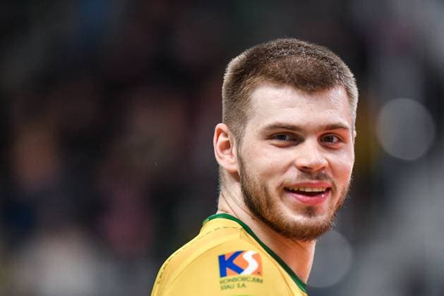 2025.03.18 Sosnowiec Siatkowka Mezczyzn CEV Liga Mistrzow Sezon 2024 2025 Warta Zawiercie - SVG Luneburg N z Bartosz Kwolek, radosc Foto Marcin Bulanda PressFocus 2025.03.18 Sosnowiec Volleyball Men CEV Champions League Season 2024 2025 Warta Zawiercie - SVG Luneburg Bartosz Kwolek, radosc Credit: Marcin Bulanda PressFocus NEWSPIX.PL --- newspix.pl 