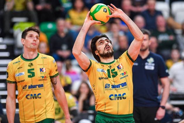 2025.03.18 Sosnowiec Siatkowka Mezczyzn CEV Liga Mistrzow Sezon 2024 2025 Warta Zawiercie - SVG Luneburg N z Miguel Tavares Rodrigues Foto Marcin Bulanda PressFocus 2025.03.18 Sosnowiec Volleyball Men CEV Champions League Season 2024 2025 Warta Zawiercie - SVG Luneburg Miguel Tavares Rodrigues Credit: Marcin Bulanda PressFocus NEWSPIX.PL --- newspix.pl 