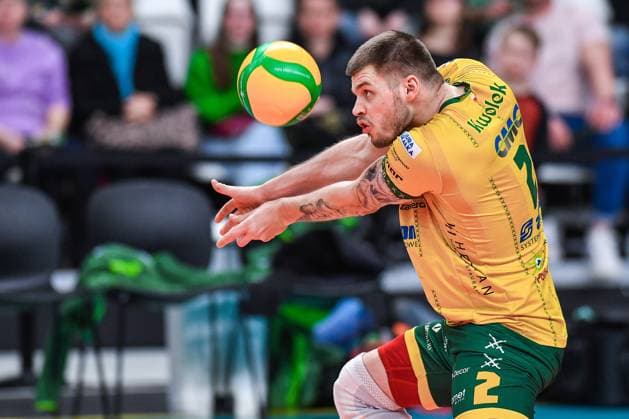 2025.03.18 Sosnowiec Siatkowka Mezczyzn CEV Liga Mistrzow Sezon 2024 2025 Warta Zawiercie - SVG Luneburg N z Bartosz Kwolek Foto Marcin Bulanda PressFocus 2025.03.18 Sosnowiec Volleyball Men CEV Champions League Season 2024 2025 Warta Zawiercie - SVG Luneburg Bartosz Kwolek Credit: Marcin Bulanda PressFocus NEWSPIX.PL --- newspix.pl 