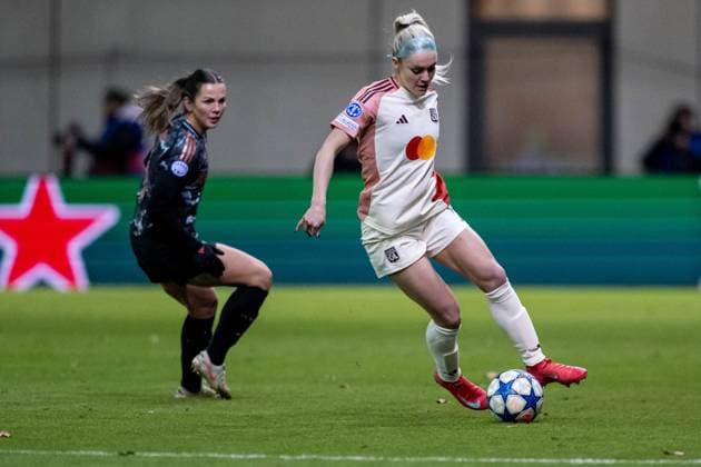 Ellie Carpenter Olympique Lyon, 12 GER, FC Bayern Muenchen vs Olympique Lyon, Football, UEFA Womens Champions League, quarter-final first leg, 2024 2025 season, 18 03 2025 GER, FC Bayern Muenchen vs Olympique Lyon, Football, UEFA Womens Champions League, quarter-final first leg, 2024 2025 season, 18 03 2025 Muenchen Copyright: xEibner-Pressefoto HeikexFeinerx EP_HFR