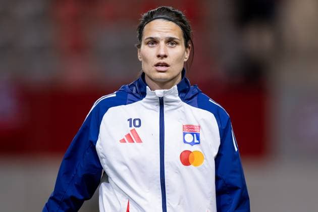 Dzsenifer Marozsan Olympique Lyon, 10 GER, FC Bayern Muenchen vs Olympique Lyon, Football, UEFA Womens Champions League, quarter-final first leg, 2024 2025 season, 18 03 2025 GER, FC Bayern Muenchen vs Olympique Lyon, Football, UEFA Womens Champions League, quarter-final first leg, 2024 2025 season, 18 03 2025 Muenchen Copyright: xEibner-Pressefoto HeikexFeinerx EP_HFR