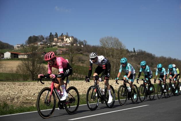 Mackellar Alastair Of Ef Education - Easypost during the men s elite race of the Milano-Torino one day cycling race (174km) from Rho to Torino (Superga) - North West Italy- Wednesday, March 19, 2025. - cycling .  Copyright: xMarcoxAlpozzi LaPressex