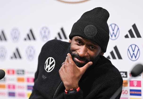 FOOTBALL UEFA Nations League 2024 2025 Quarter-final first leg in Milan Italy Germany 19 03 2025 Press conference Germany Antonio Ruediger
