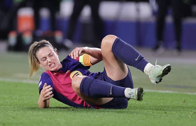 Alexia Putellas FC Barcelona Football, Women, Season 2024 2025, UWCL Quarterfinals, First leg, Volkswagen Arena , VfL Wolfsburg vs FC Barcelona, 1 4 DFL REGULATIONS PROHIBIT ANY USE OF PHOTOGRAPHS AS IMAGE SEQUENCES AND OR QUASI VIDEO