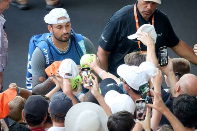 March 19, 2025, Miami Gardens, Florida, United States Of America: MIAMI GARDENS, FLORIDA - MARCH 19: Nick Kyrgios Tournament Director day 2 at the Miami Open at the Hard Rock Stadium on March 19, 2025 in Miami Gardens, Florida. ...People: Nick Kyrgios Miami Open 2025 - Day 2  - ZUMAs214 20250319_ada_s214_184 Copyright: xSMGx