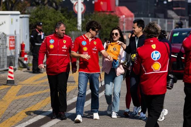 F1 - CHINESE GRAND PRIX 2025 LECLERC Charles (mco), Scuderia Ferrari SF-25, portrait during the Formula 1 Heineken Chinese Grand Prix 2025, 2nd round of the 2025 FIA Formula One World Championship, WM, Weltmeisterschaft from March 21 to 23, 2025 on the Shanghai International Circuit, in Shanghai, China - ShanghaiChina  Copyright: xJavierxJimenezx