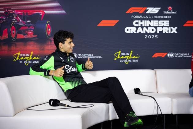 F1 - CHINESE GRAND PRIX 2025 BORTOLETO Gabriel (bra), Stake F1 Team Kick C45, portrait, press conference, PK, Pressekonferenz during the Formula 1 Heineken Chinese Grand Prix 2025, 2nd round of the 2025 FIA Formula One World Championship, WM, Weltmeisterschaft from March 21 to 23, 2025 on the Shanghai International Circuit, in Shanghai, China - ShanghaiChina Copyright: xJavierxJimenezx