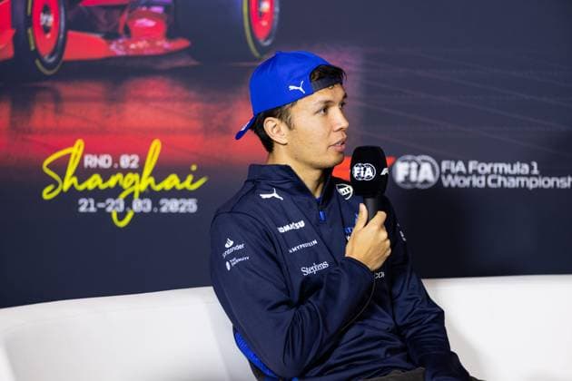 F1 - CHINESE GRAND PRIX 2025 ALBON Alexander (tha), Williams Racing FW47, portrait, press conference, PK, Pressekonferenz during the Formula 1 Heineken Chinese Grand Prix 2025, 2nd round of the 2025 FIA Formula One World Championship, WM, Weltmeisterschaft from March 21 to 23, 2025 on the Shanghai International Circuit, in Shanghai, China - ShanghaiChina Copyright: xJavierxJimenezx