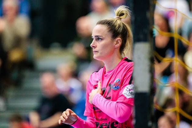 Dinah Eckerle Thueringer HC, 12 GER, HSG Blomberg Lippe vs Thueringer HC, Handball, 1 Bundesliga Women, Matchday 20, Season 2024 2025, 19 03 2025 GER, HSG Blomberg Lippe vs Thueringer HC, Handball, 1 Bundesliga Women, Matchday 20, Season 2024 2025, 19 03 2025 Blomberg Copyright: xEibner-Pressefoto JanxRollingerx EP_JSK