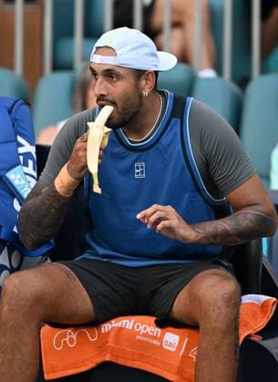 MIAMI GARDENS FL - MARCH 19: Nick Kyrgios Vs Mackenzie McDonald during The Miami Open at Hard Rock Stadium on March 19, 2025 in Miami Gardens, Florida. : Copyright: xmpi04x xMediaPunchx