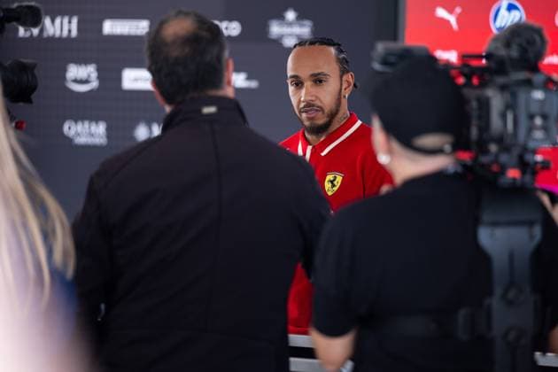 F1 - CHINESE GRAND PRIX 2025 HAMILTON Lewis (gbr), Scuderia Ferrari SF-25, portrait during the Formula 1 Heineken Chinese Grand Prix 2025, 2nd round of the 2025 FIA Formula One World Championship, WM, Weltmeisterschaft from March 21 to 23, 2025 on the Shanghai International Circuit, in Shanghai, China - ShanghaiChina  Copyright: xJavierxJimenezx