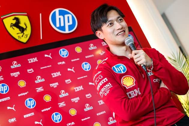 F1 Grand Prix Of China - Previews Zhou Guanyu of China and Scuderia Ferrari speaks in the media session during the preview ahead of the F1 Grand Prix of China at Shanghai International Circuit in Shanghai, China, on March 20, 2025. Shanghai Shanghai China  Copyright: xPaddockerx originalFilename:paddocker-f1grandp250320_npwCV.jpg