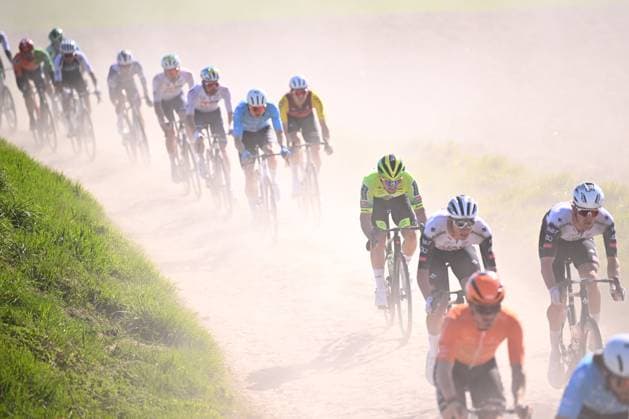Grand Prix de Denain - Porte du Hainaut 2025 cycling race DENAIN, FRANCE - MARCH 20 : Rider of Wagner Bazin WB in action during the Men Elite UCI 1.Pro 66th Grand Prix de Denain - Porte du Hainaut cycling race with start in Denain and finish in Denain (204,4 km) on March 20, 2025 in Denain, France, 20 03 2025 ( Motordriver Stephan Boone & Denain France  Copyright: xTomasxSiskx