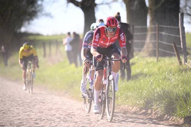 Grand Prix de Denain - Porte du Hainaut 2025 cycling race DENAIN, FRANCE - MARCH 20 : Segaert Alec (BEL) of Lotto Cycling Team in action during the Men Elite UCI 1.Pro 66th Grand Prix de Denain - Porte du Hainaut cycling race with start in Denain and finish in Denain (204,4 km) on March 20, 2025 in Denain, France, 20 03 2025 ( Motordriver Stephan Boone & Denain France  Copyright: xTomasxSiskx