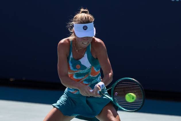 Miami Open 2025 Magdalena Frech during Miami Open tennis tournament in Miami USA on 20 March 2025. Miami USA  Copyright: xFotoxOlimpikx originalFilename:jastrzebowski-miamiope250320_npPkN.jpg