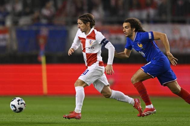 Football, Nations League, Croatia - France