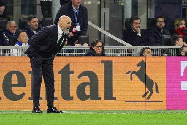 20th March 2025; Stadio San Siro, Milan, Italy, UEFA Nations League Football, Quarter Finals, First Leg, Italy versus Germany; Luciano Spalletti head coach of Italy  ActionPlus12763497 EmanuelexPennacchio