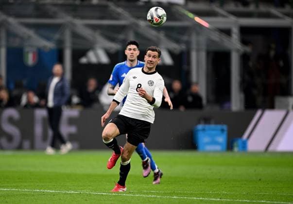 FOOTBALL UEFA Nations League 2024 2025 Quarter-final first leg in Milan Italy Germany 20 03 2025 Leon Goretzka Germany