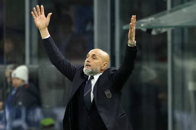 LUCIANO SPALLETTI, Italia, Nations League, 2024-25, Quarter Finals 1st Leg, Italy vs Germany 1-2, 20-03-2025, Azione, Action, Single shot, Close up NATIONS LEAGUE 2024-25 Quarto di Finale andata ITALIA-GERMANIA 1