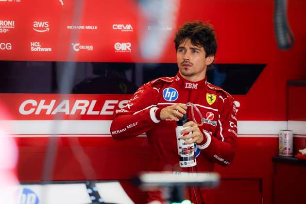 F1 - CHINESE GRAND PRIX 2025 LECLERC Charles (mco), Scuderia Ferrari SF-25, portrait during the Formula 1 Heineken Chinese Grand Prix 2025, 2nd round of the 2025 FIA Formula One World Championship, WM, Weltmeisterschaft from March 21 to 23, 2025 on the Shanghai International Circuit, in Shanghai, China - ShanghaiChina  Copyright: xJavierxJimenezx