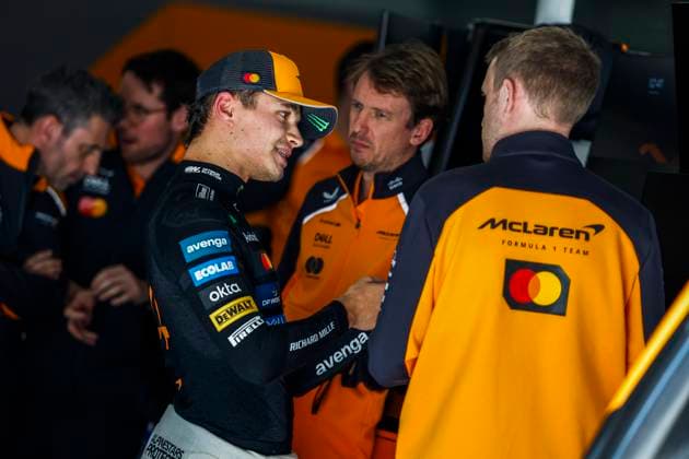F1 - CHINESE GRAND PRIX 2025 NORRIS Lando (gbr), McLaren F1 Team MCL39, portrait during the Formula 1 Heineken Chinese Grand Prix 2025, 2nd round of the 2025 FIA Formula One World Championship, WM, Weltmeisterschaft from March 21 to 23, 2025 on the Shanghai International Circuit, in Shanghai, China - ShanghaiChina  Copyright: xJavierxJimenezx