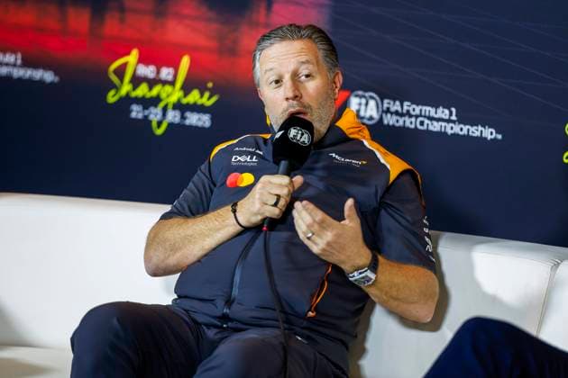 F1 - CHINESE GRAND PRIX 2025 BROWN Zak (usa), CEO of of McLaren Racing, portrait, press conference, PK, Pressekonferenz during the Formula 1 Heineken Chinese Grand Prix 2025, 2nd round of the 2025 FIA Formula One World Championship, WM, Weltmeisterschaft from March 21 to 23, 2025 on the Shanghai International Circuit, in Shanghai, China - ShanghaiChina Copyright: xJavierxJimenezx