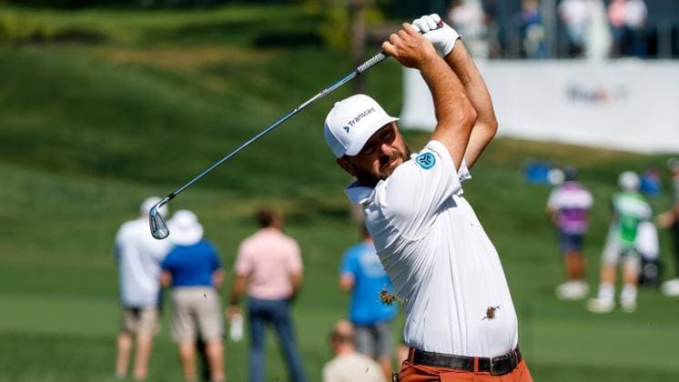 March 20, 2025, Florida, USA: Stephan Jaeger tees off on the 13th hole during the first round of the Valspar Championship golf tournament at Innisbrook Resort on Thursday, March 20, 2025, in Palm Harbor. USA - ZUMAs70_ 0807452373st Copyright: xTampaxBayxTimesx