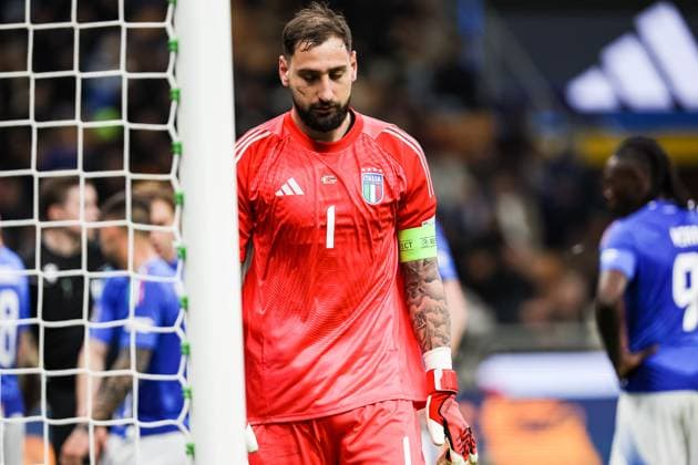 Gianluigi Donnarumma Italy 01 ITA, Italy ITA vs Germany GER , Football international, UEFA Nations League quarter-final round1, 2024 2025, 20 03 2025 ITA, Italy ITA vs Germany GER , Football international, UEFA Nations League quarter-final round1, 2024 2025, 20 03 2025 Milan Copyright: xEibner-Pressefoto RogerxBuerkex EP_RBE