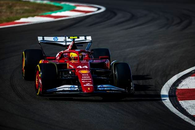 F1 - CHINESE GRAND PRIX 2025 44 HAMILTON Lewis (gbr), Scuderia Ferrari SF-25, action during the Formula 1 Heineken Chinese Grand Prix 2025, 2nd round of the 2025 FIA Formula One World Championship, WM, Weltmeisterschaft from March 21 to 23, 2025 on the Shanghai International Circuit, in Shanghai, China - ShanghaiChina  Copyright: xJavierxJimenezx