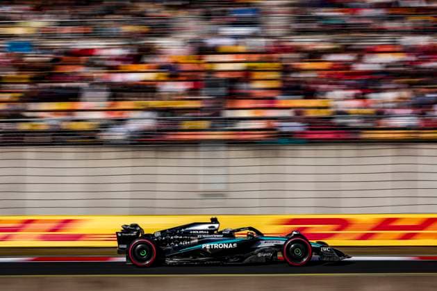 F1 - CHINESE GRAND PRIX 2025 63 RUSSELL George (gbr), Mercedes AMG F1 Team W16, action during the Formula 1 Heineken Chinese Grand Prix 2025, 2nd round of the 2025 FIA Formula One World Championship, WM, Weltmeisterschaft from March 21 to 23, 2025 on the Shanghai International Circuit, in Shanghai, China - ShanghaiChina  Copyright: xEricxAlonsox