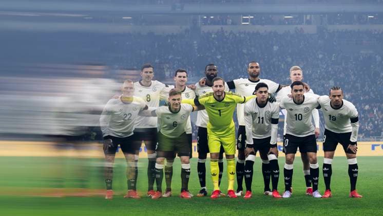 Italy v Germany - UEFA Nations League Players of Germany pose for a team photo prior to the UEFA Nations League quarterfinal first leg football match between Italy and Germany. Milan Italy Copyright: xNicolòxCampox