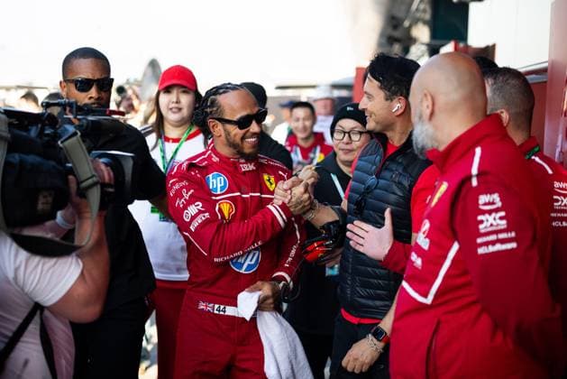 F1 - CHINESE GRAND PRIX 2025 HAMILTON Lewis (gbr), Scuderia Ferrari SF-25, portrait during the Formula 1 Heineken Chinese Grand Prix 2025, 2nd round of the 2025 FIA Formula One World Championship, WM, Weltmeisterschaft from March 21 to 23, 2025 on the Shanghai International Circuit, in Shanghai, China - ShanghaiChina  Copyright: xJavierxJimenezx