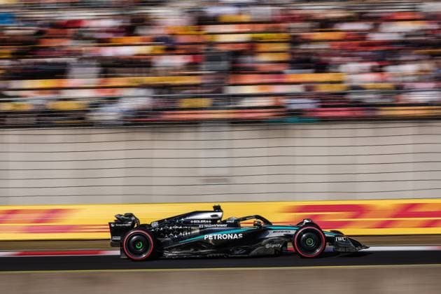 F1 - CHINESE GRAND PRIX 2025 63 RUSSELL George (gbr), Mercedes AMG F1 Team W16, action during the Formula 1 Heineken Chinese Grand Prix 2025, 2nd round of the 2025 FIA Formula One World Championship, WM, Weltmeisterschaft from March 21 to 23, 2025 on the Shanghai International Circuit, in Shanghai, China - ShanghaiChina  Copyright: xEricxAlonsox