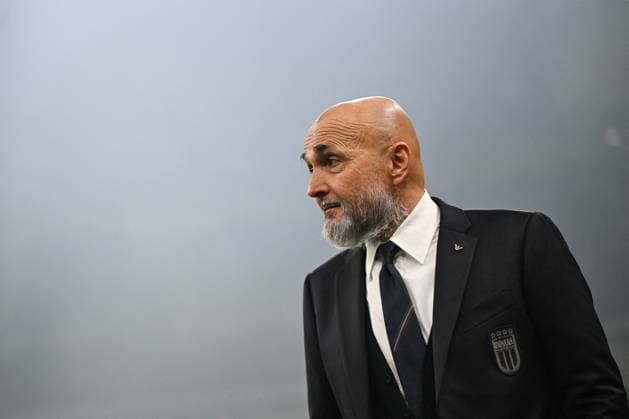 UEFA Nations League - Italy v Germany Head Coach Luciano Spalletti of Italy during the UEFA NATIONS LEAGUE 2025 match between Italy and Germany, round of quarter finals first leg match, on 20 of March 2025 at Giuseppe Meazza San Siro Siro stadium in Milan, Italy. Photo Tiziano Ballabio Photo by IPA ABACAPRESS.COM Milan Italy  Copyright: xIPA ABACAx