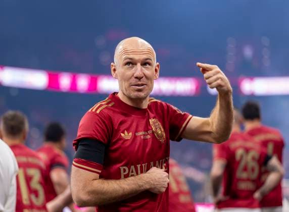 17 03 2025, Football, the FC Bayern Munich Legends Tournament FRANZ BECKENBAUER CUP, at SAP Garden Munich Arjen Robben Bayern Munich