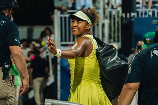 TENNIS : Open Miami 2025 - 21 03 2025 March 21, 2025 Naomi Osaka from Japan during his second round match against Liudmila Samsonova at the Miami Open.  Copyright: xJulienxNouetx