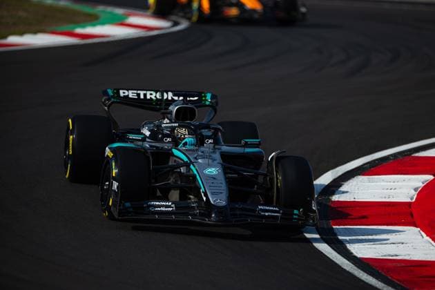 F1 - CHINESE GRAND PRIX 2025 63 RUSSELL George (gbr), Mercedes AMG F1 Team W16, action during the Formula 1 Heineken Chinese Grand Prix 2025, 2nd round of the 2025 FIA Formula One World Championship, WM, Weltmeisterschaft from March 21 to 23, 2025 on the Shanghai International Circuit, in Shanghai, China - ShanghaiChina  Copyright: xJavierxJimenezx