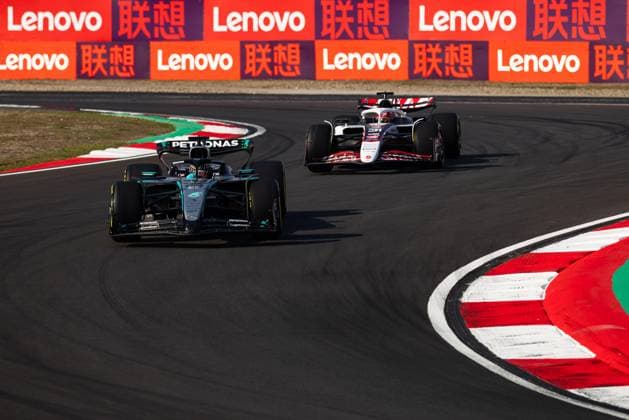 F1 - CHINESE GRAND PRIX 2025 63 RUSSELL George (gbr), Mercedes AMG F1 Team W16, action during the Formula 1 Heineken Chinese Grand Prix 2025, 2nd round of the 2025 FIA Formula One World Championship, WM, Weltmeisterschaft from March 21 to 23, 2025 on the Shanghai International Circuit, in Shanghai, China - ShanghaiChina  Copyright: xJavierxJimenezx