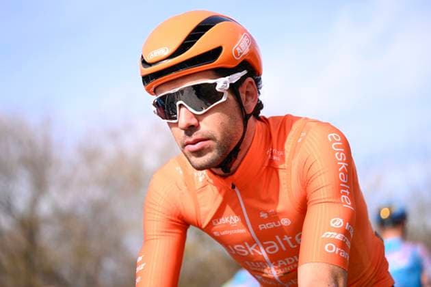 Bredene Koksijde Classic 2025 cycling race KOKSIJDE, BELGIUM - MARCH 21 : Martin Gotzon (ESP) of Euskaltel - Euskadi during the Men Elite UCI 1.Pro 23rd Bredene Koksijde Classic cycling race with start in Bredene and finish in Koksijde (201 km) on March 21, 2025 in Koksijde, Belgium, 21 03 2025 ( Motordriver Stephan Boone & Koksijde Belgium  Copyright: xTomasxSiskx