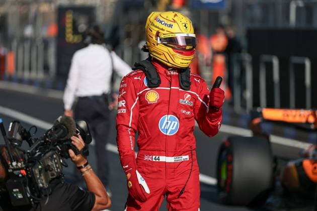 21 03 2025, Shanghai International Circuit, Shanghai, Formula 1 Grand Prix of China 2025, in the picture pole position for Lewis Hamilton GBR , Scuderia Ferrari HP Photo by Hasan Bratic DeFodi Images