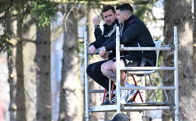 21 03 2025 Soccer season 2024 2025 internal test match friendly match preparation match 1 FC Nuremberg FCN Club xwoxzix Miroslav Miro Klose Coach 1 FC Nuremberg FCN Jens Bauer Co Coach 1 FC Nuremberg FCN