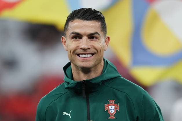2025 03 20 xFSx Denmark Parken Stadium, Copenhagen UEFA Nations League 2025 Quarter finals Denmark Portugal v l Cristiano Ronaldo Portugal , CR7 ,Portrait DFL regulations prohibit any use of photographs as image sequences and or quasi video Copyright: HMBxMedia FernandoxSoares