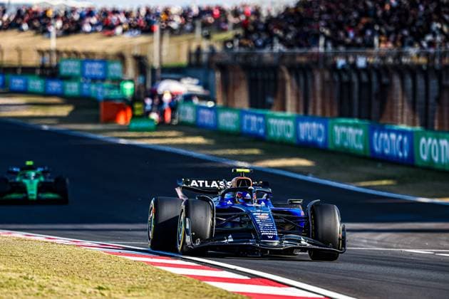 SHANGHAI, CHINA- MARCH 21: Alexander Albon of Thailand driving the (23) Atlassian Williams Racing FW47 Mercedes during Sprint Qualifying ahead of the F1 Grand Prix of CHINA at Shanghai International Circuit on March 21, 2025 in Shanghai, China.(Photo by Song Haiyuan Paddocker) F1 Grand Prix of China: Practice