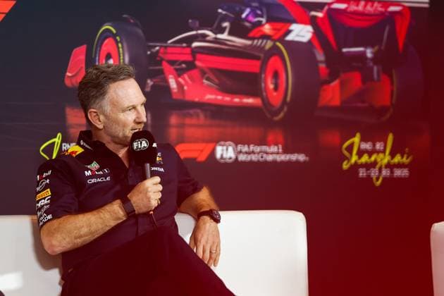 FORMULA 1 CHINESE GRAND PRIX 2025 CHRISTIAN HORNER (GBR) of Redbull Racing during the press conference, PK, Pressekonferenz during the FORMULA 1 HEINEKEN CHINESE GRAND PRIX 2025 at Shanghai Audi International Circuit, Shanghai, China on 21 March 2025 Credit: Antoine Lapeyre Every Second Media Editorial use only. All images are copyright Every Second Media Limited. No images may be reproduced without prior permission. Copyright: xIMAGO EveryxSecondxMediax ESM-1386-0109 AntoinexLapeyrex xEveryxSecondxMediax